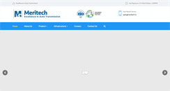 Desktop Screenshot of meritech.in