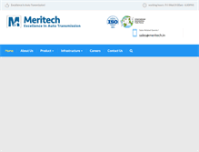 Tablet Screenshot of meritech.in